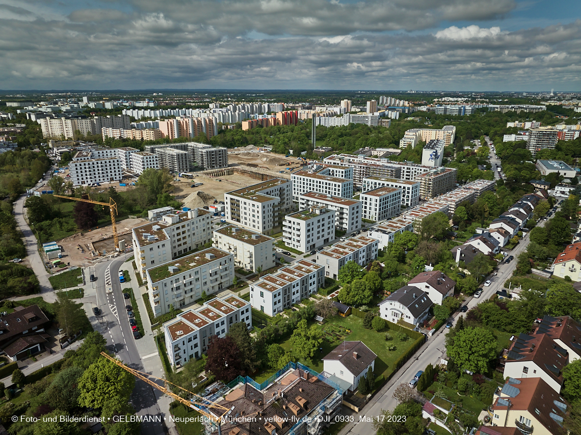 17.05.2023 - Pandion Verde und Baustelle Alexisquartier in Neuperlach